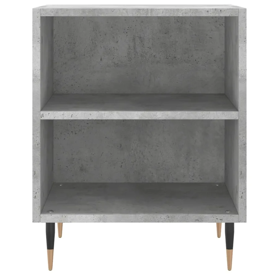 Tables de chevet 2 pcs gris béton 40x30x50 cm bois d'ingénierie - 5