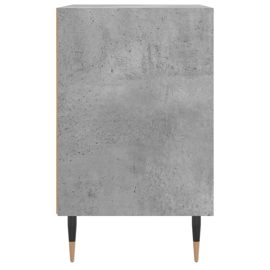 Tables de chevet 2 pcs gris béton 40x30x50 cm bois d'ingénierie - 6