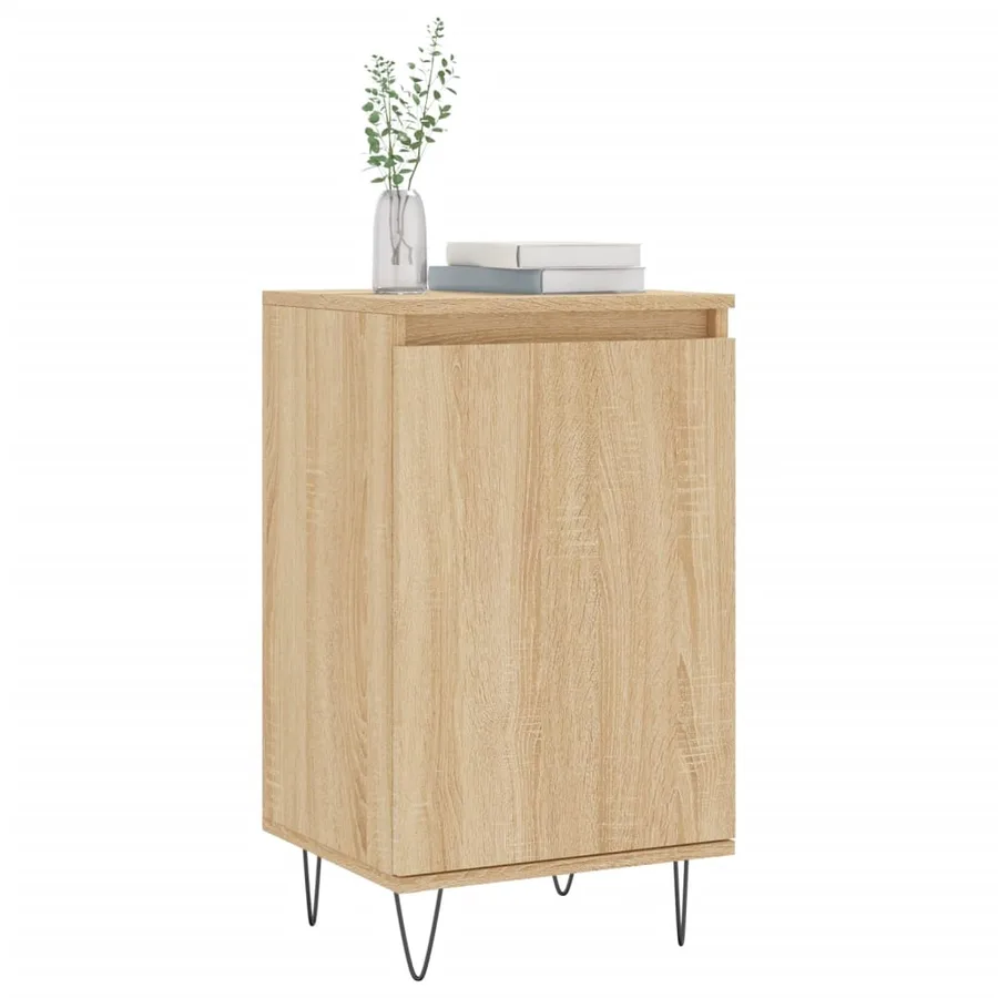 Buffets 2 pcs chêne sonoma 40x35x70 cm bois d'ingénierie - 3