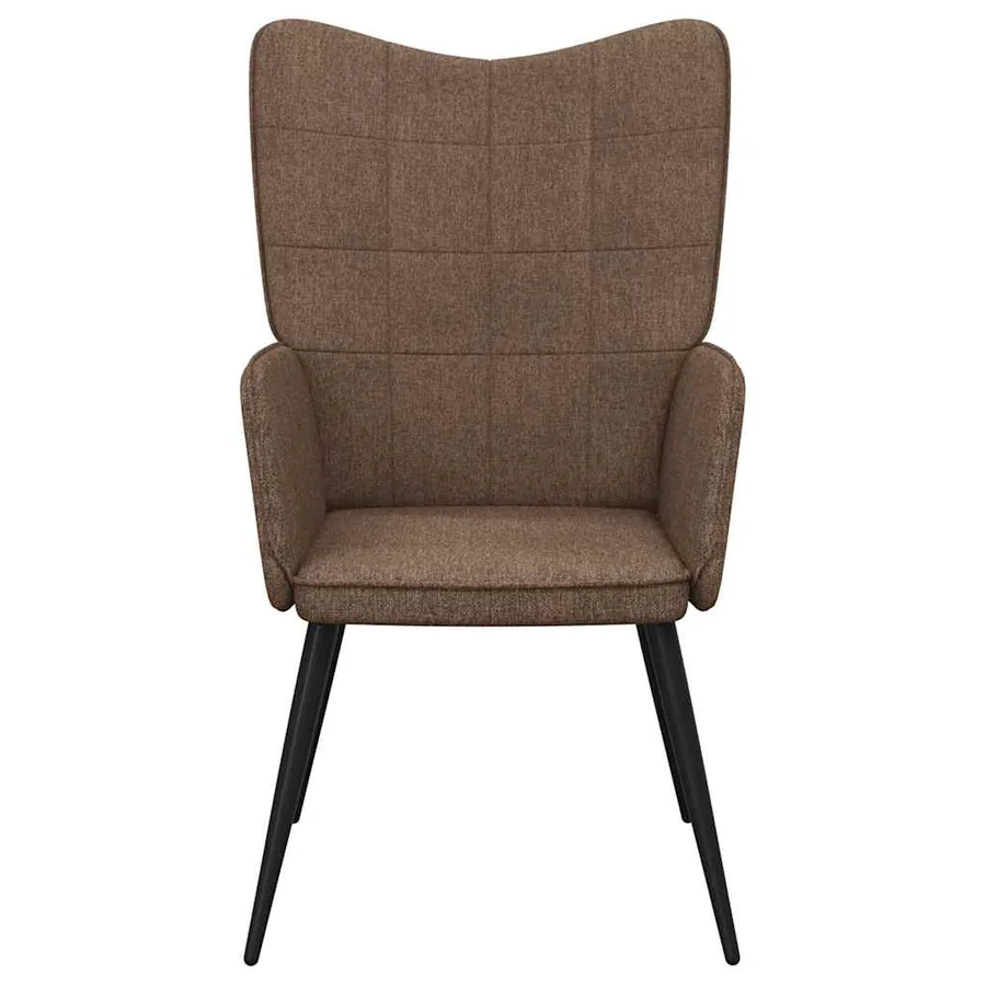 Chaise de relaxation Marron Tissu - 4
