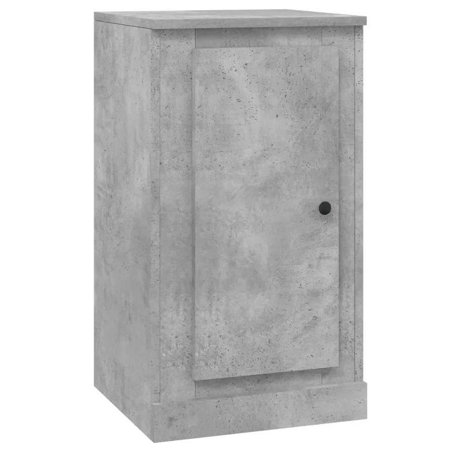 Buffet gris béton 37,5x35,5x67,5 cm bois d'ingénierie - 2