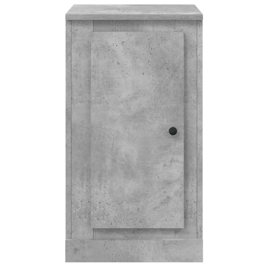 Buffet gris béton 37,5x35,5x67,5 cm bois d'ingénierie - 7