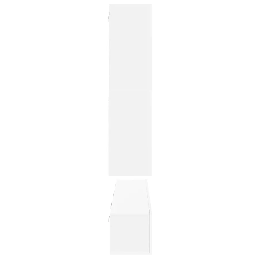 Ensemble de meubles TV 8 pcs Blanc Bois d'ingénierie - 7