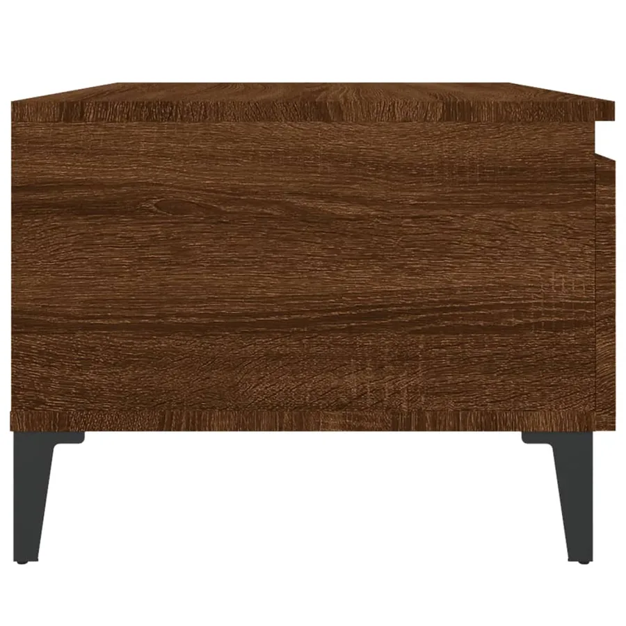 Tables d'appoint 2 pcs Chêne marron 50x46x35 cm Bois ingénierie - 9