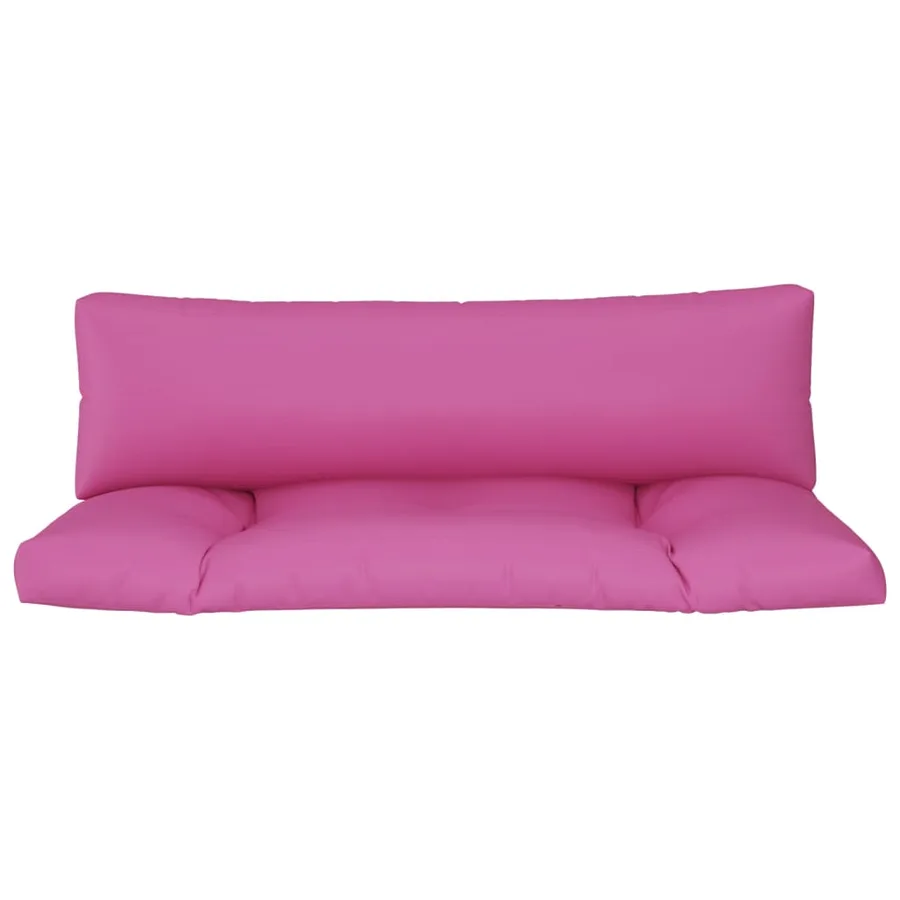 Coussins de palette lot de 2 rose tissu Oxford - 4