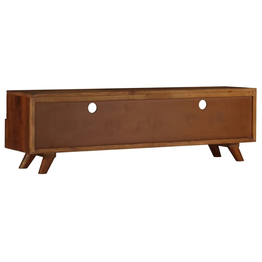 Meuble TV Bois de récupération solide 140x30x40 cm - 2