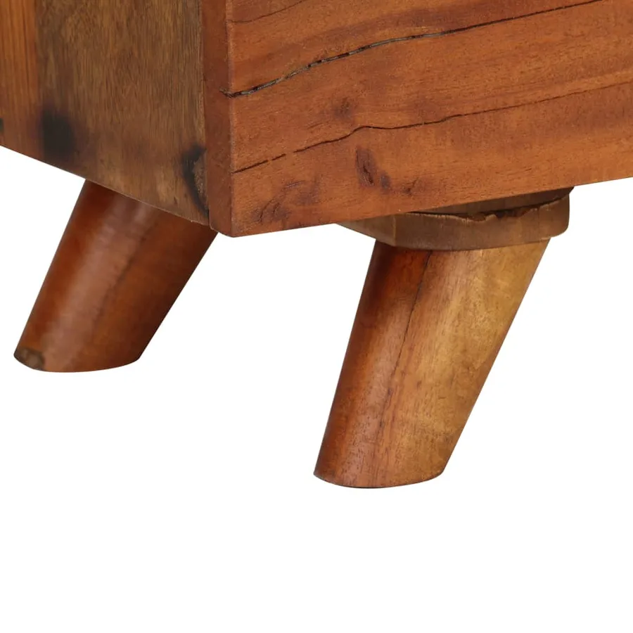 Meuble TV Bois de récupération solide 140x30x40 cm - 6