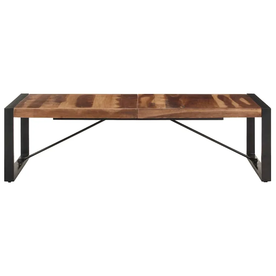 Table basse 140x70x40 cm Bois solide - 2