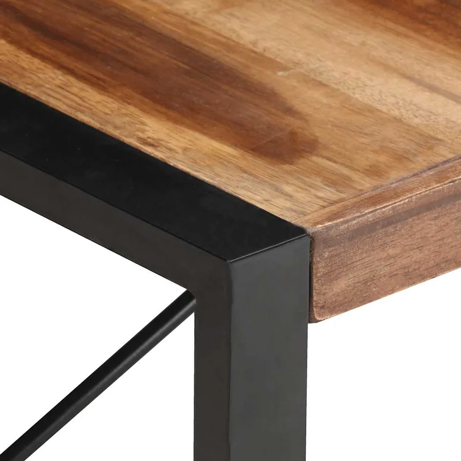 Table basse 140x70x40 cm Bois solide - 4