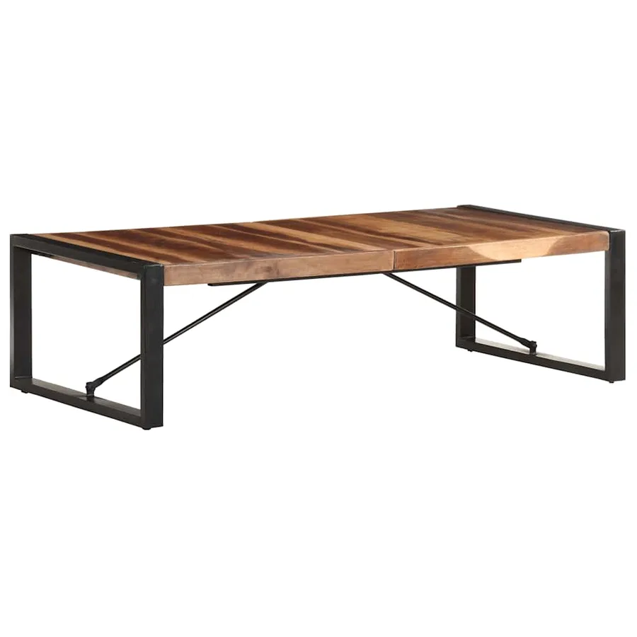 Table basse 140x70x40 cm Bois solide - 8