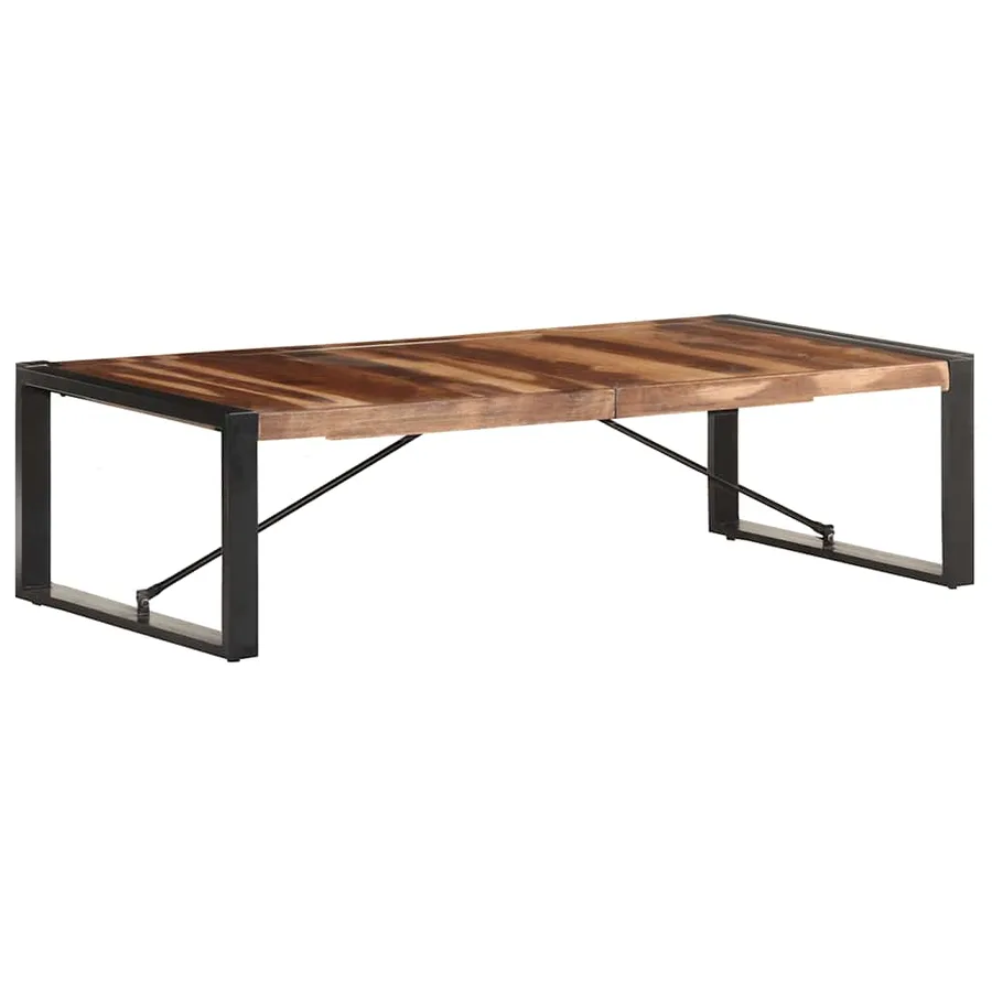 Table basse 140x70x40 cm Bois solide - 9