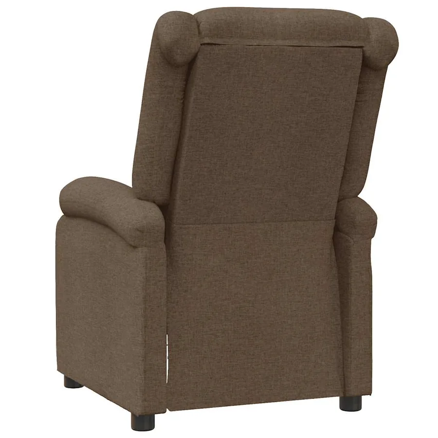 Fauteuil inclinable Marron Tissu - 5