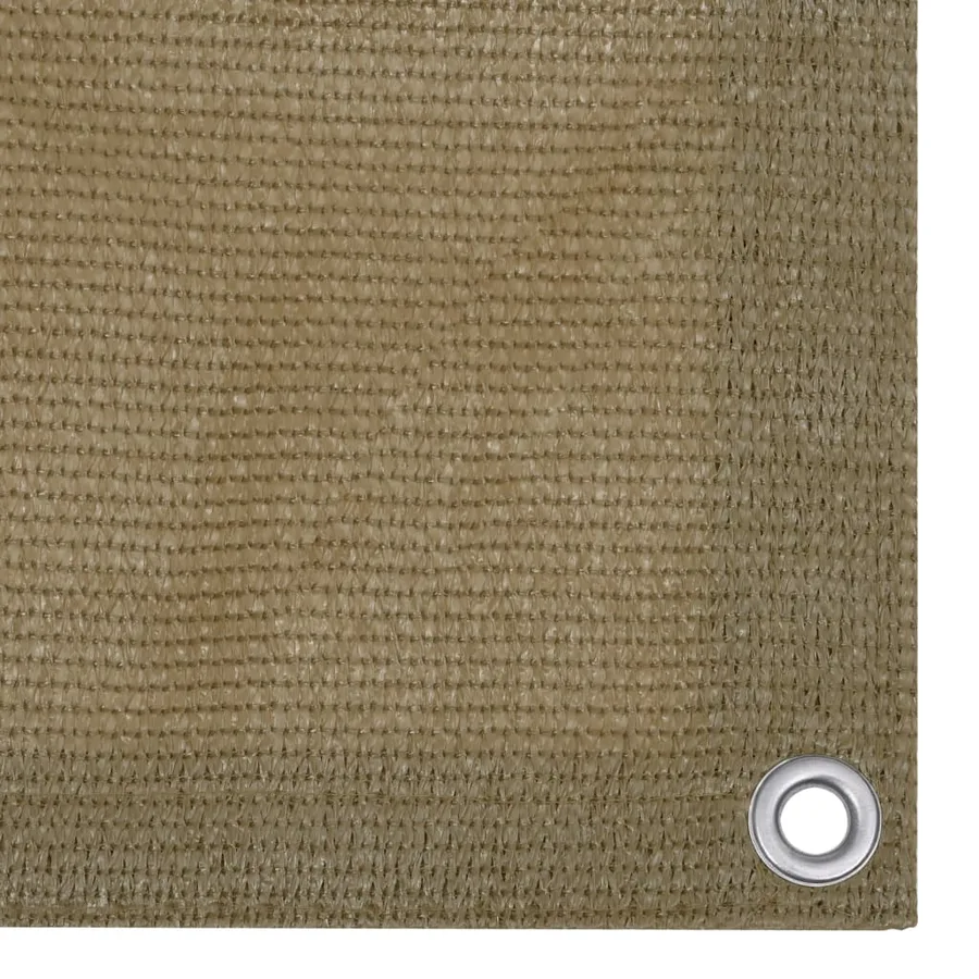 Écran de balcon Taupe 90x600 cm PEHD - 2