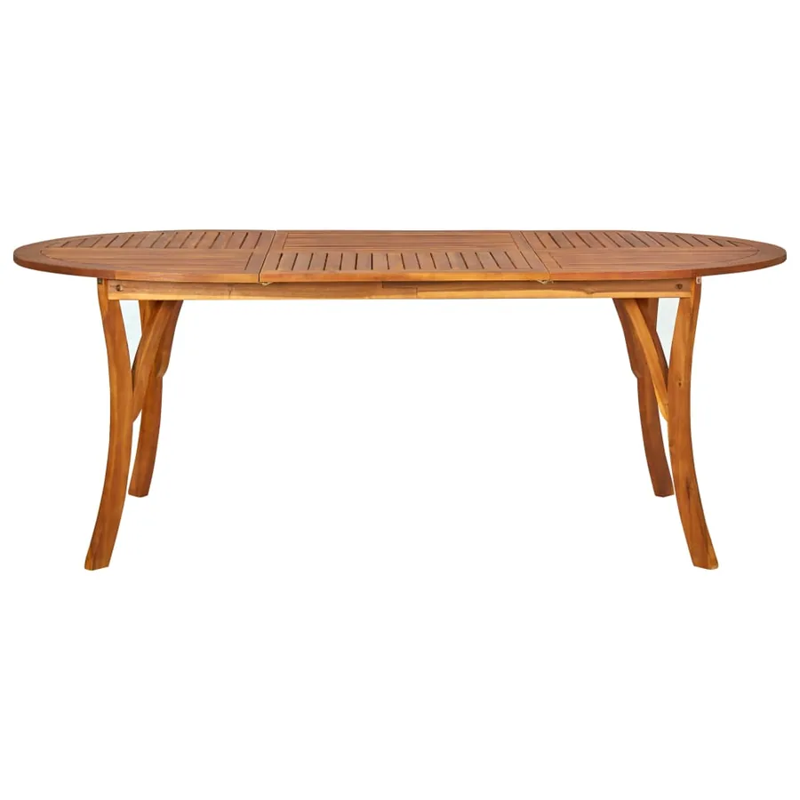 Table de jardin 201x100x75 cm Bois d'acacia massif - 2