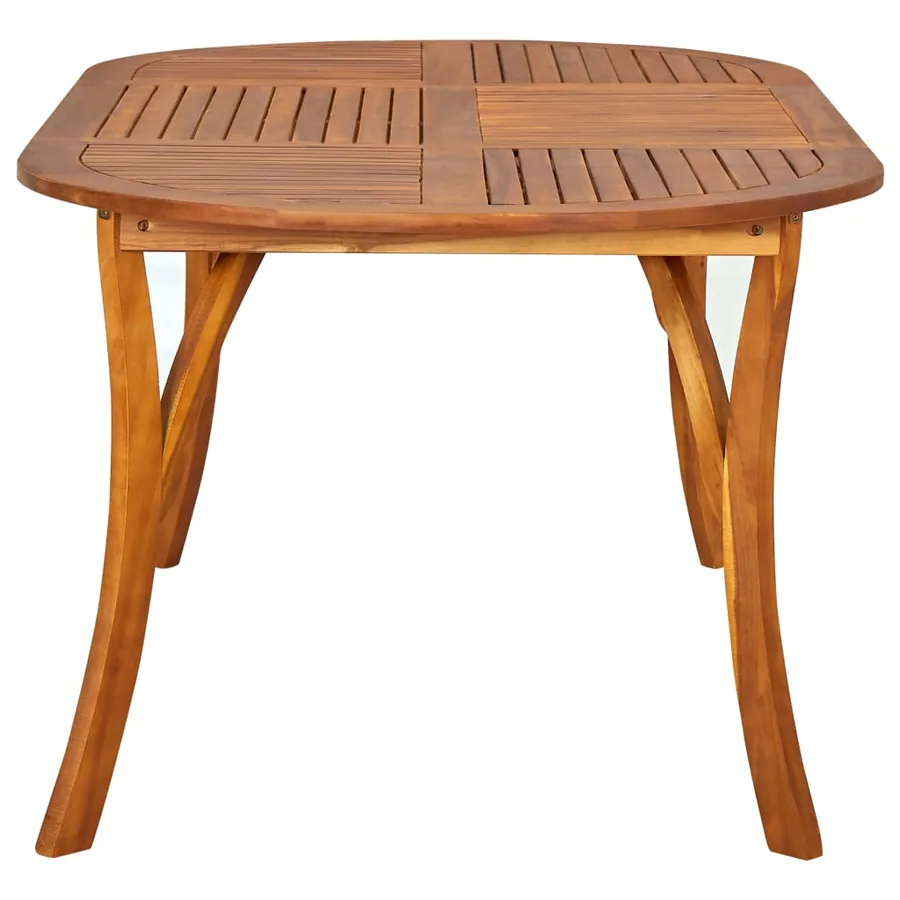 Table de jardin 201x100x75 cm Bois d'acacia massif - 3