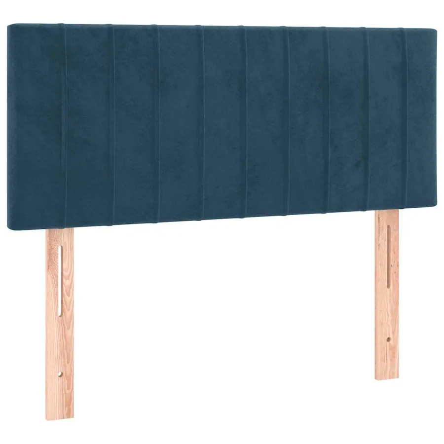 Tête de lit Bleu foncé 80x5x78/88 cm Velours - 2