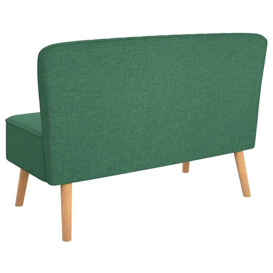 Canapé 117x55,5x77 cm Tissu Vert - 5