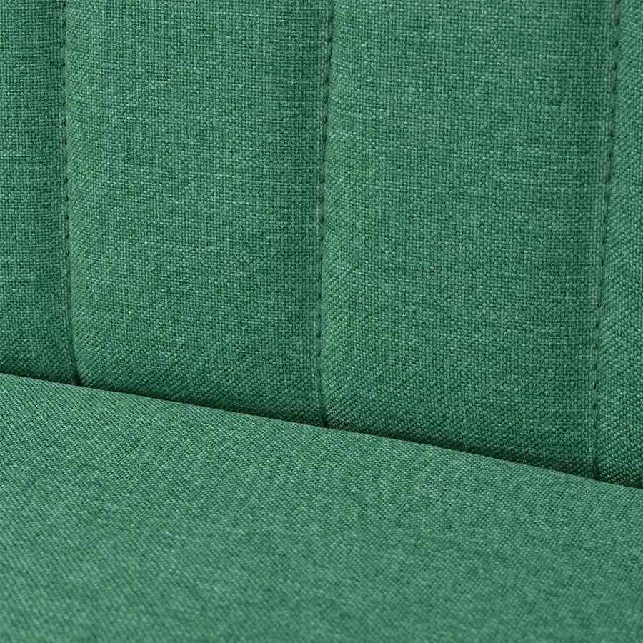 Canapé 117x55,5x77 cm Tissu Vert - 6