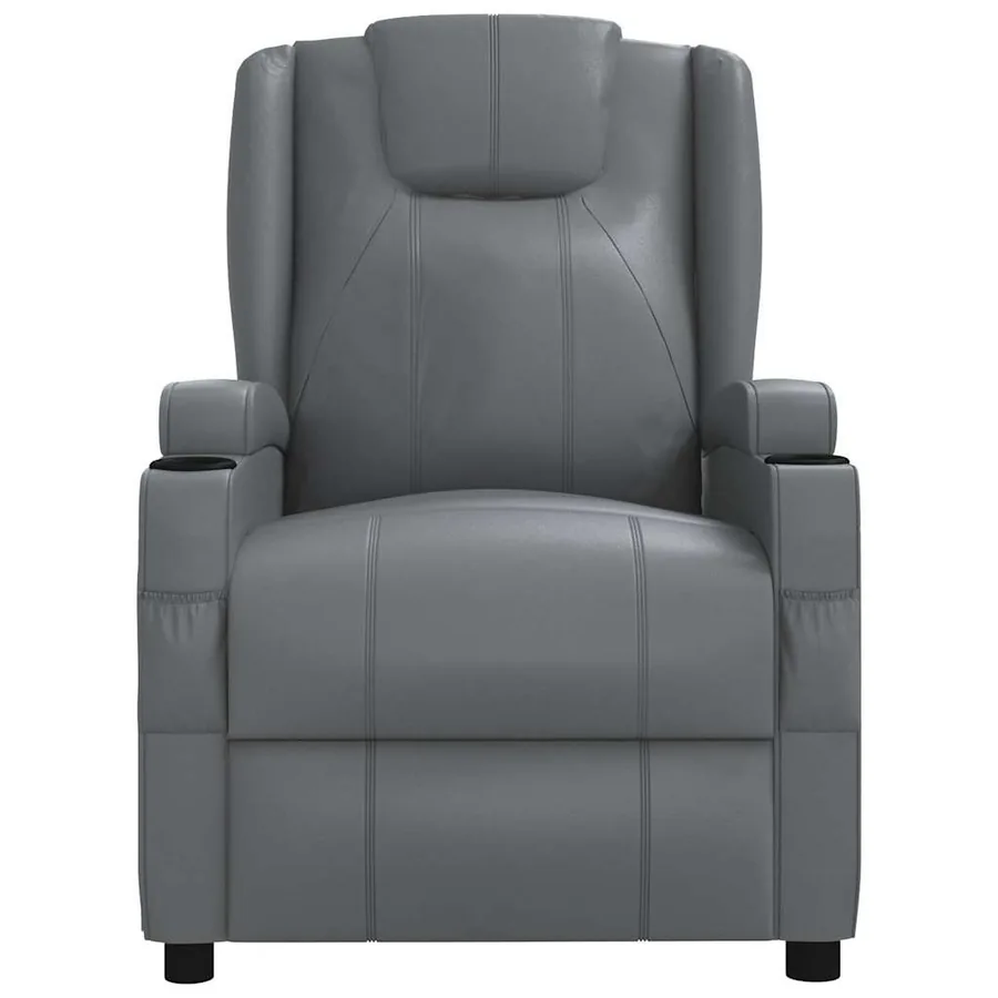 Fauteuil inclinable Gris Similicuir - 3