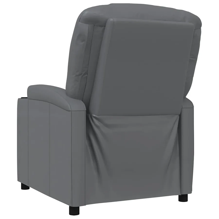 Fauteuil inclinable Gris Similicuir - 5