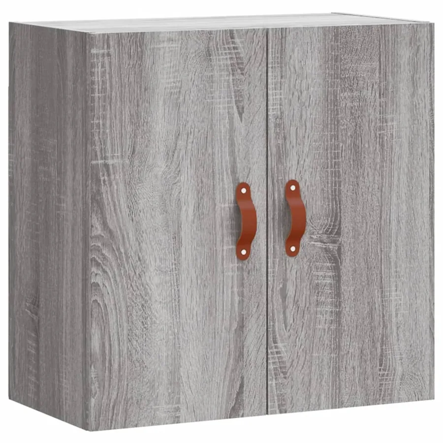 Armoire murale sonoma gris 60x31x60 cm bois d'ingénierie - 2