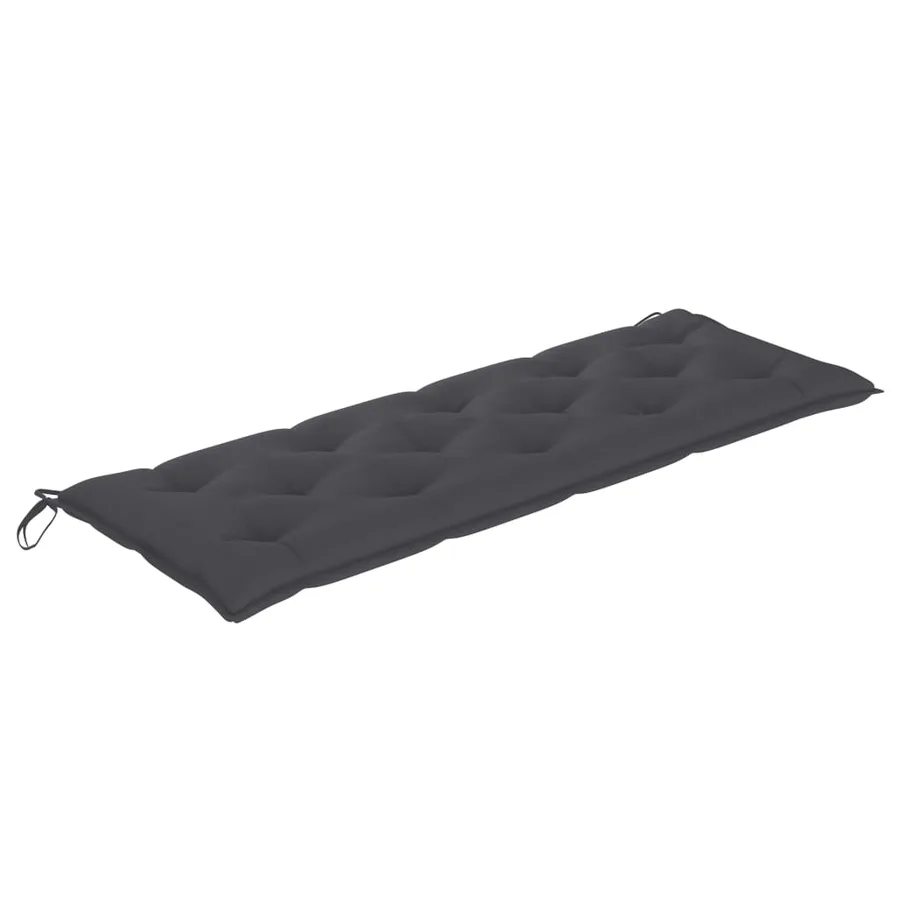 Banc Batavia avec coussin anthracite 150 cm Bois de teck massif - 5