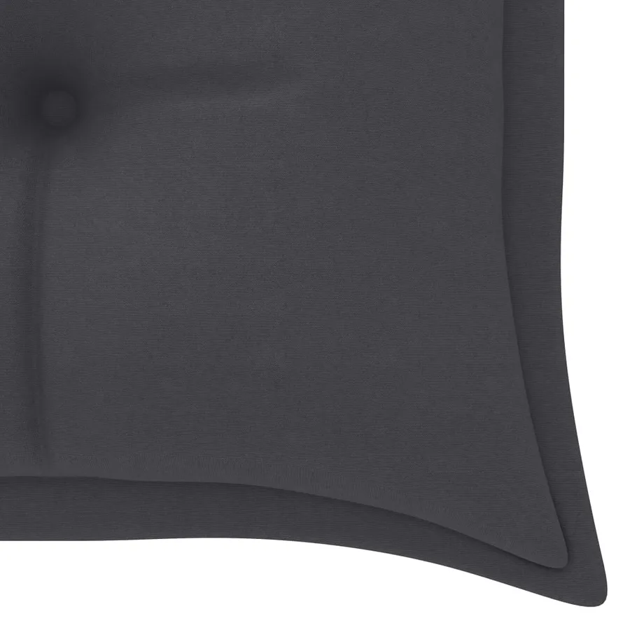 Banc Batavia avec coussin anthracite 150 cm Bois de teck massif - 7
