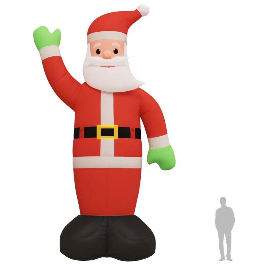 Père Noël gonflable avec LED 820 cm - 11