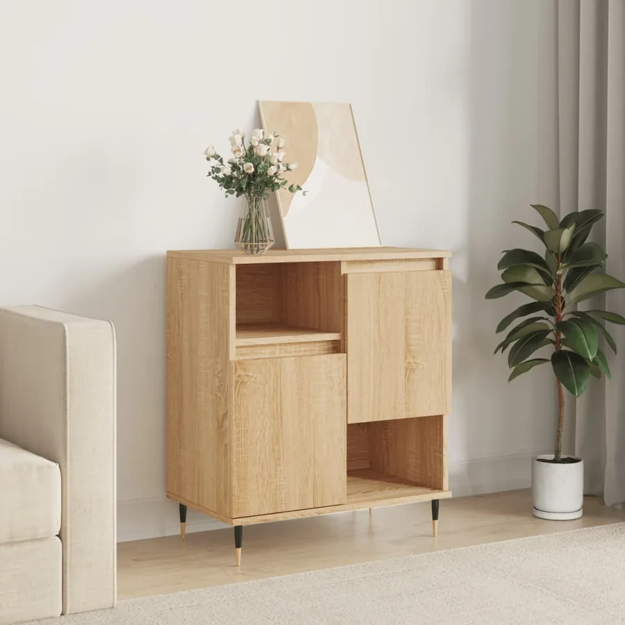Buffet Chêne sonoma 60x35x70 cm Bois d'ingénierie