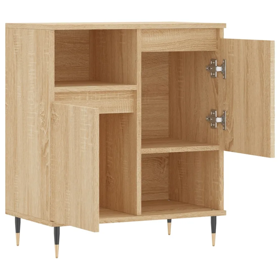 Buffet Chêne sonoma 60x35x70 cm Bois d'ingénierie - 6