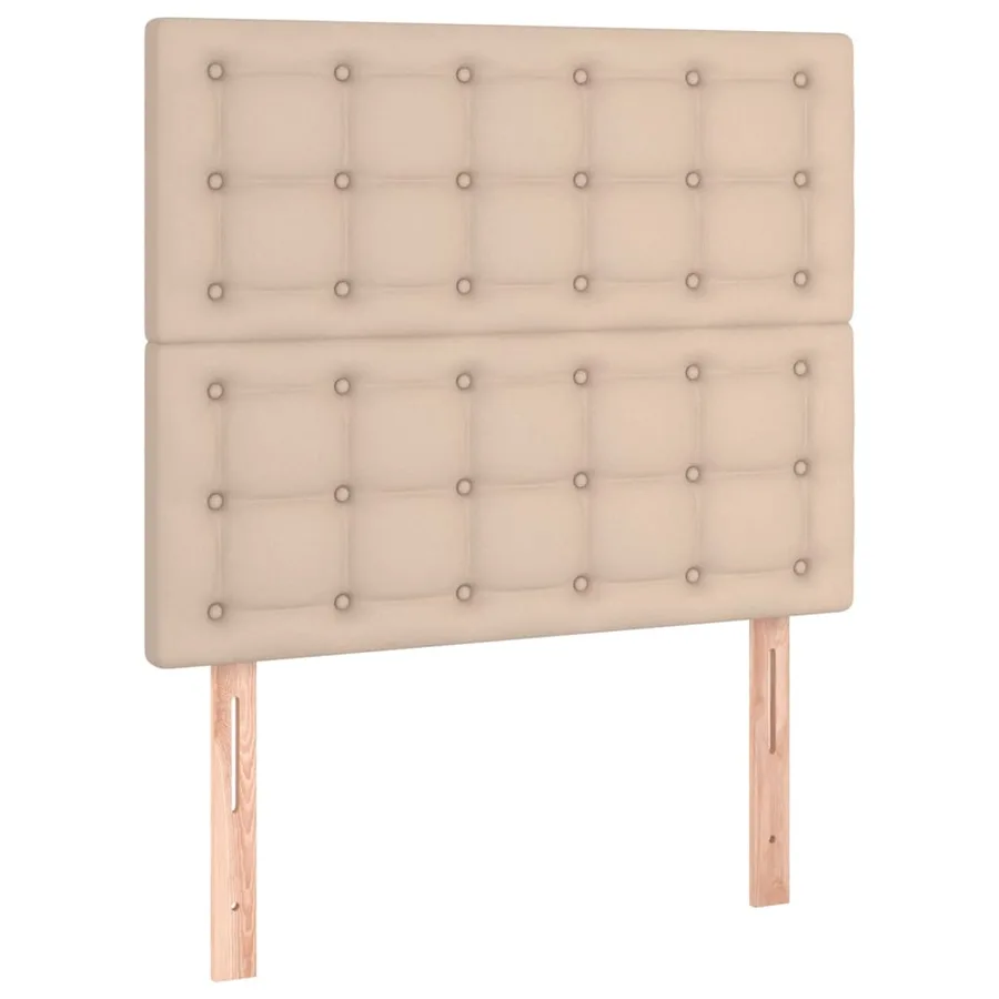 Sommier à lattes de lit avec matelas Cappuccino 80x200 cm - 6