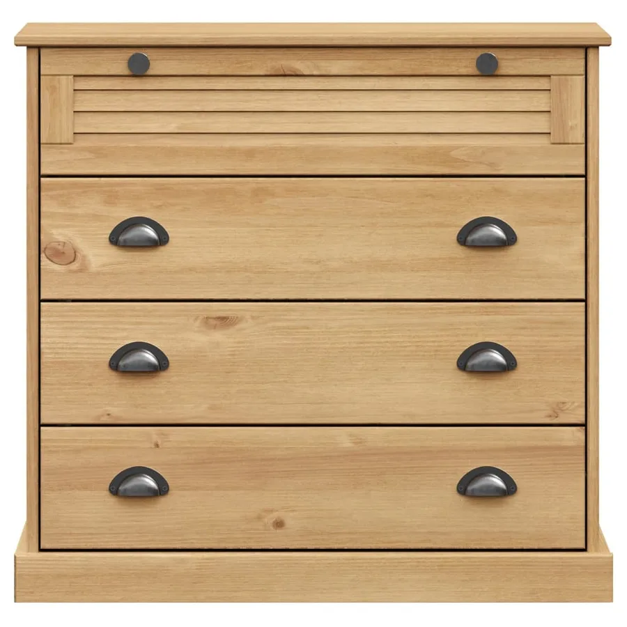 Commode VIGO 80x40x76 cm bois massif de pin - 4