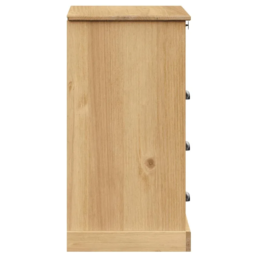 Commode VIGO 80x40x76 cm bois massif de pin - 6