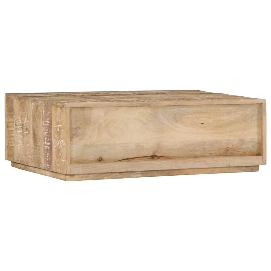 Table basse 90x60x30 cm Bois de manguier massif - 3