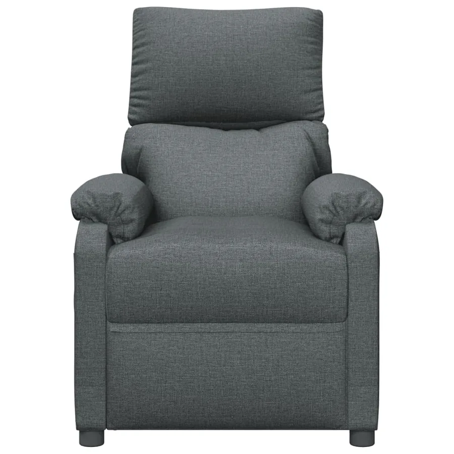 Fauteuil inclinable Gris foncé Tissu - 3