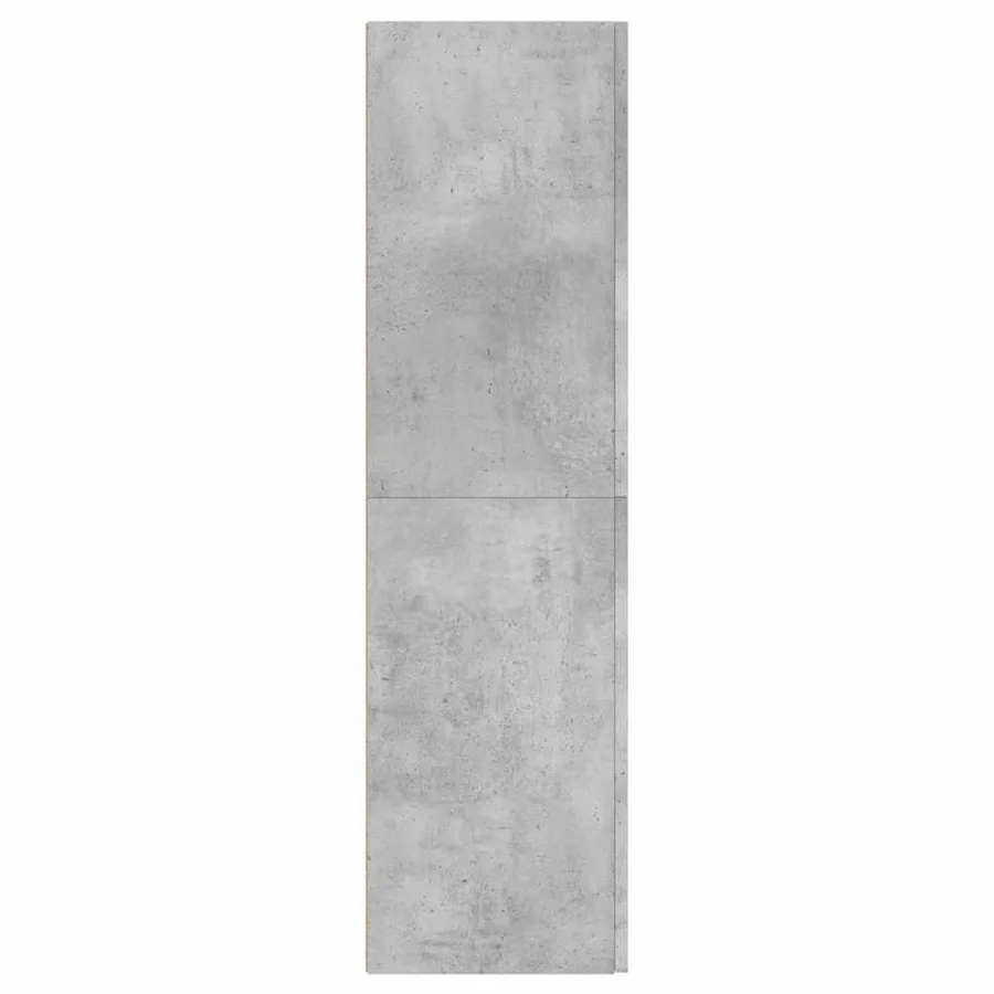 Meuble TV Gris béton 30,5x30x110 cm Bois d’ingénierie - 4