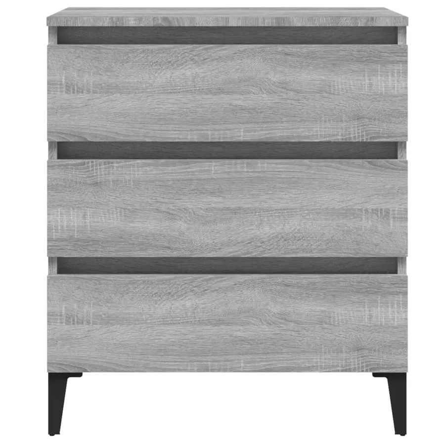 Buffet Sonoma gris 60x35x69 cm Bois d'ingénierie - 5