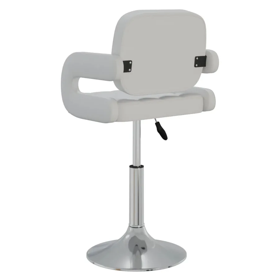 Chaises pivotantes à manger lot de 2 blanc similicuir - 6