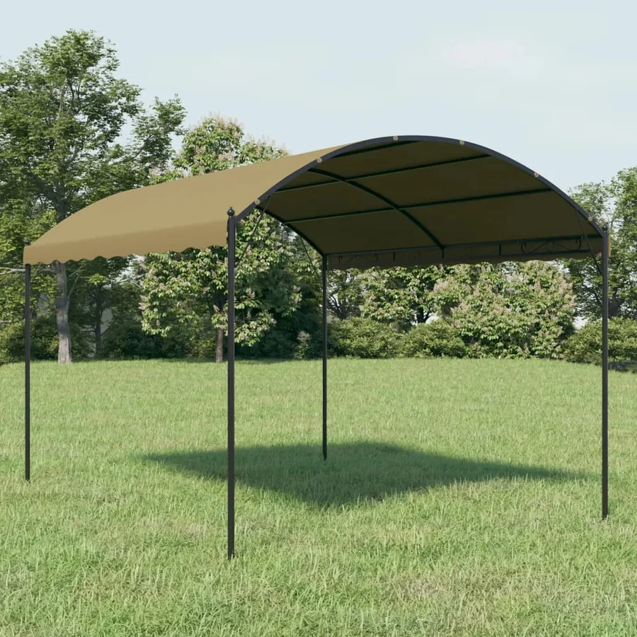 Belvédère 4x3x2,6 m Taupe 180 g/m²