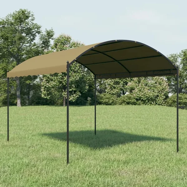 Belvédère 4x3x2,6 m Taupe 180 g/m²