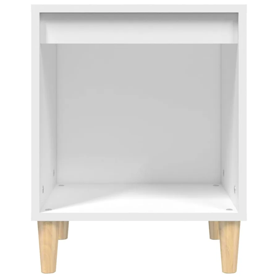 Tables de chevet 2 pcs Blanc 40x35x50 cm - 6