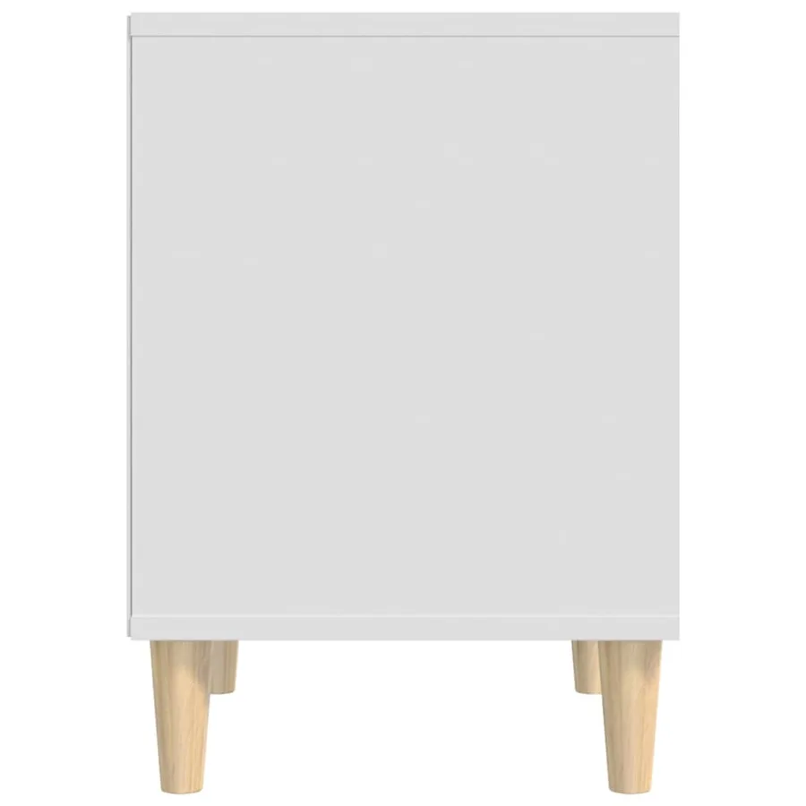 Tables de chevet 2 pcs Blanc 40x35x50 cm - 7