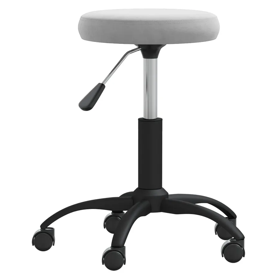 Chaise de salle à manger Gris clair Velours - 2
