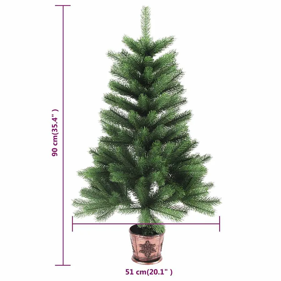 Arbre de Noël artificiel pré-éclairé et boules 90 cm vert - 12