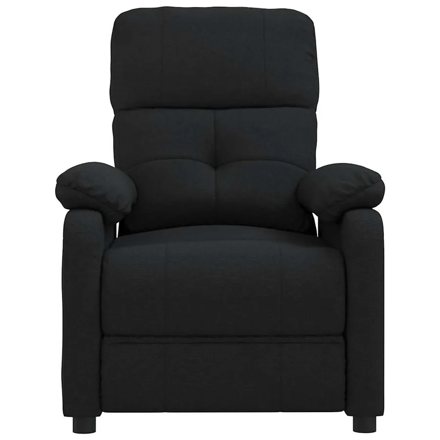 Fauteuil inclinable Noir Tissu - 3