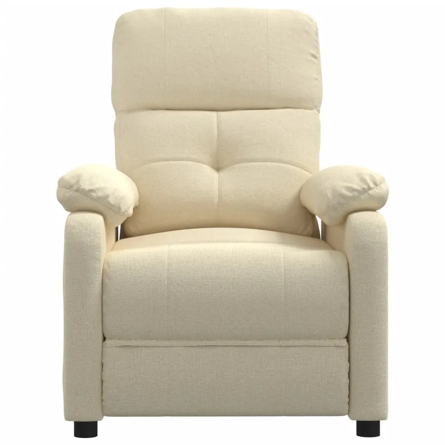 Fauteuil de massage Crème Tissu - 3