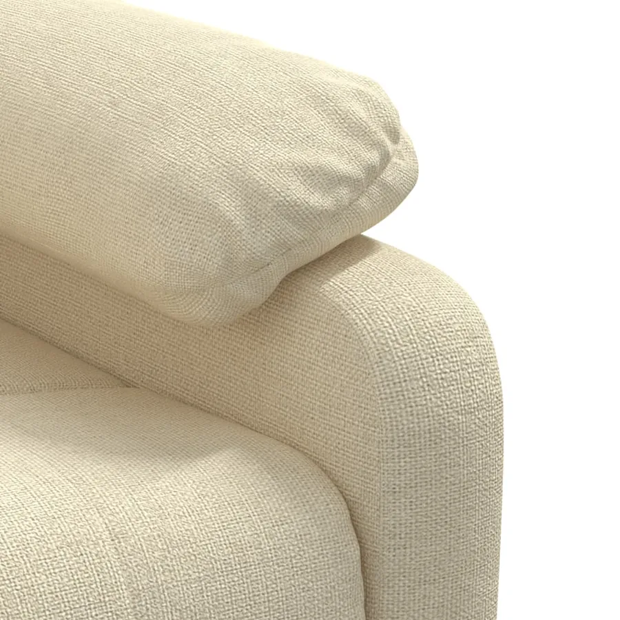 Fauteuil de massage Crème Tissu - 8