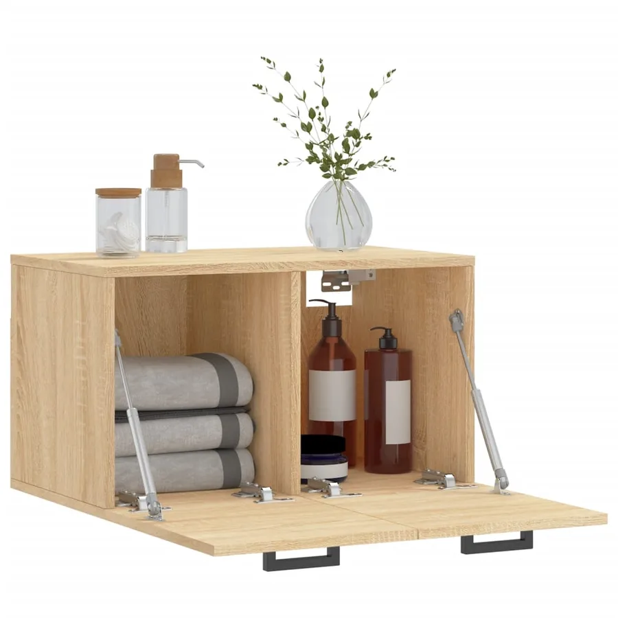 Armoire murale Chêne sonoma 60x36,5x35 cm Bois d'ingénierie - 4