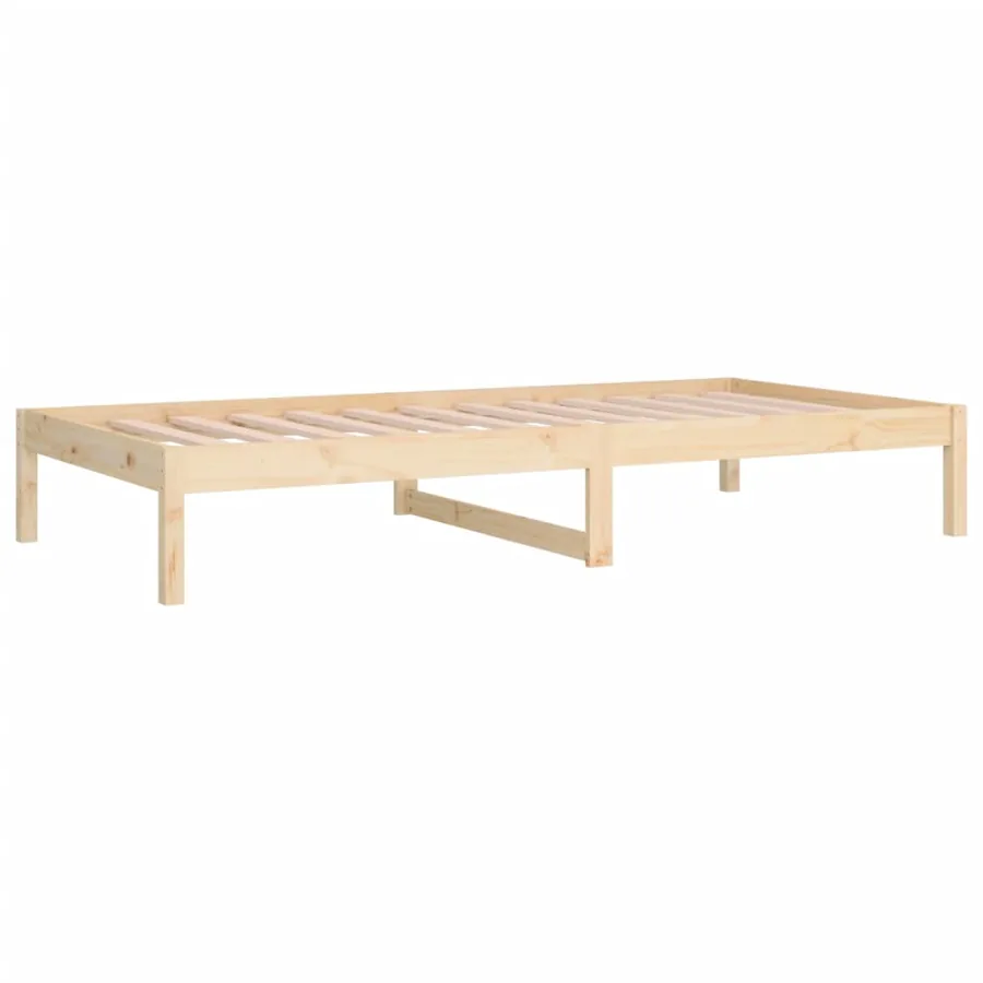 Lit de jour sans matelas 80x200 cm bois de pin massif - 7