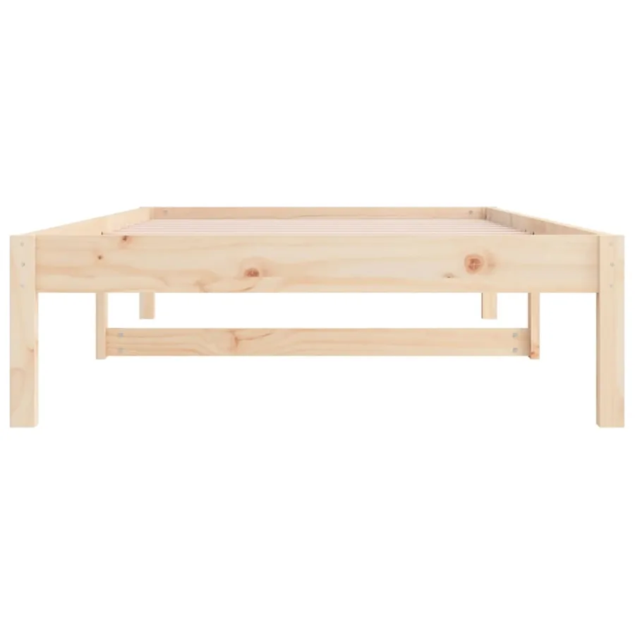 Lit de jour sans matelas 80x200 cm bois de pin massif - 8